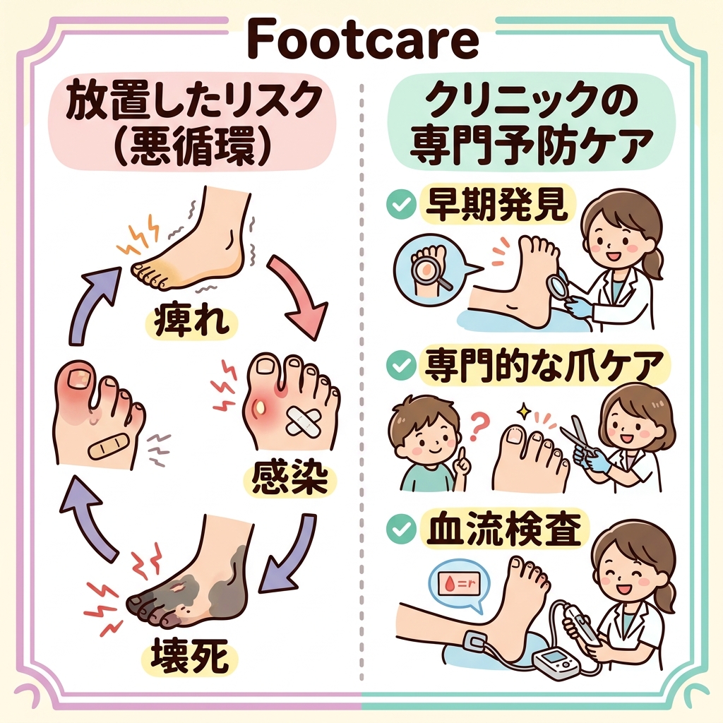 フットケアが必要な理由